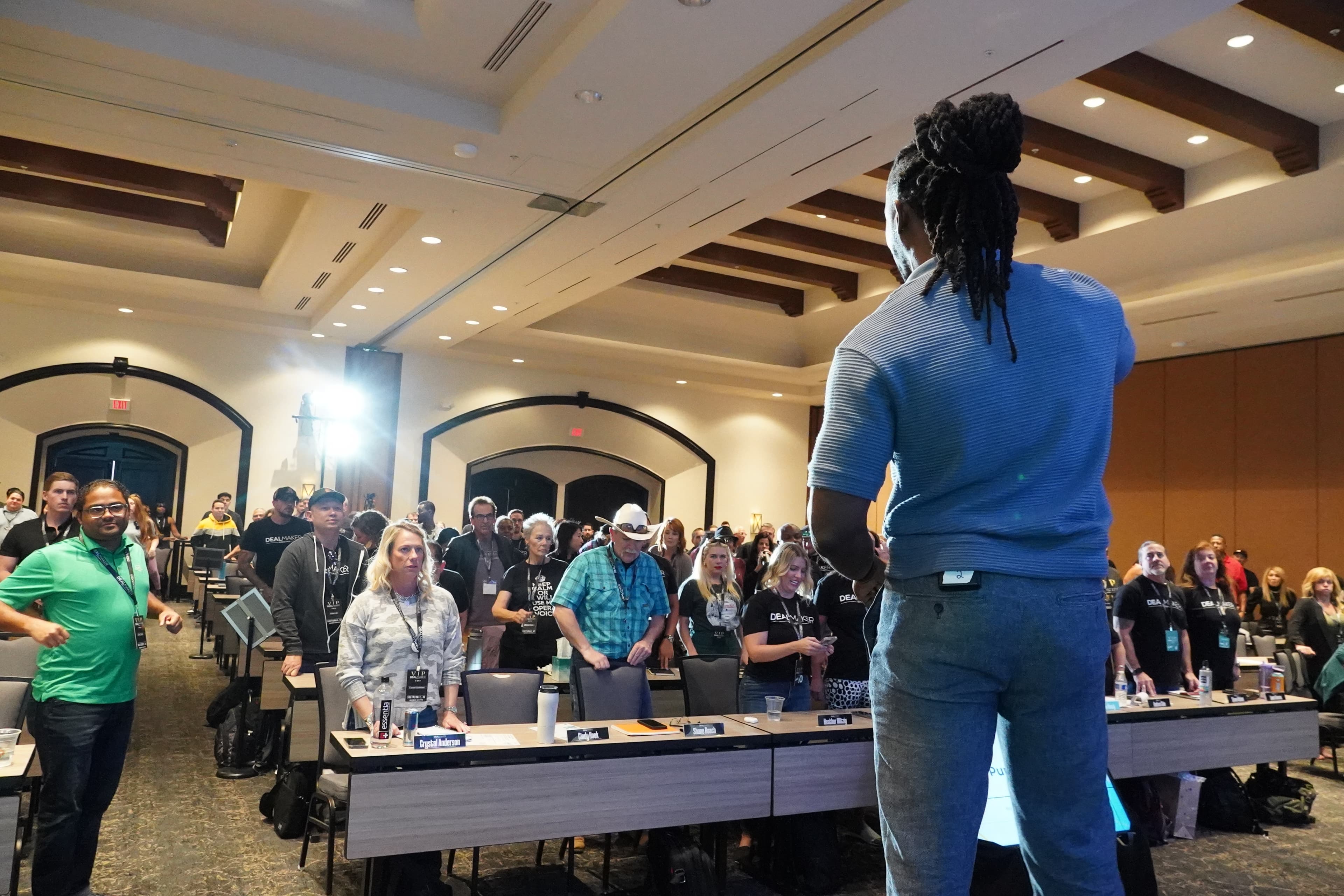 Audience at a Keston Glasgow speaking engagement
